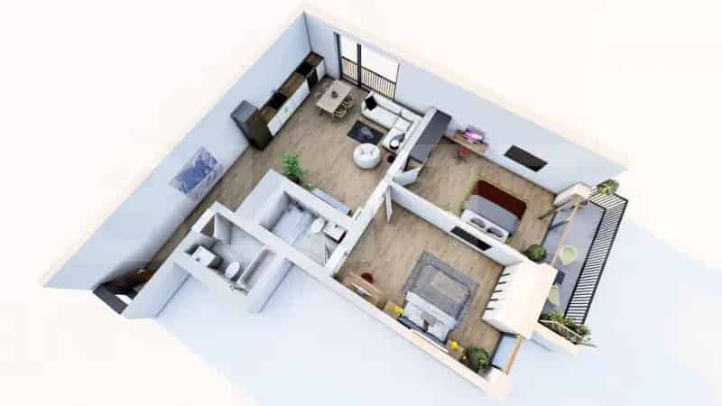 Apartament 3 Camere 84 mp Bloc Nou Cetate
