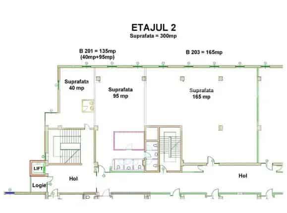 Spatiu Birouri Open Space 270mp Centrul orasului Clasa A