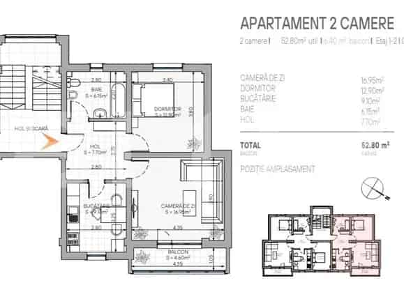 Apartament 2 Camere Schitul Duca Rate Direct Dezvoltator