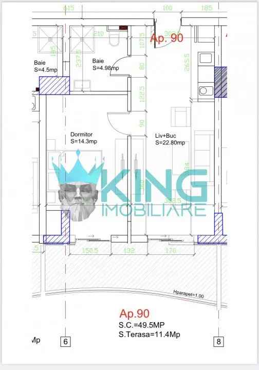 Mamaia Nord-Casa Del Mar | LUX I 2 Camere | Centrala | AC | Balcon I Investitie