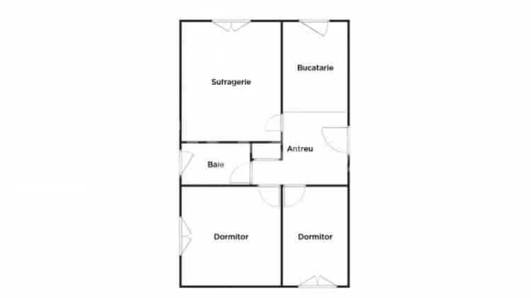 Apartament 3 camere decomandat Sibiu zona Valea Aurie