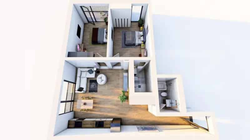 Apartament 3 camere 77 mp Bloc Nou Cetate Finisaje Premium