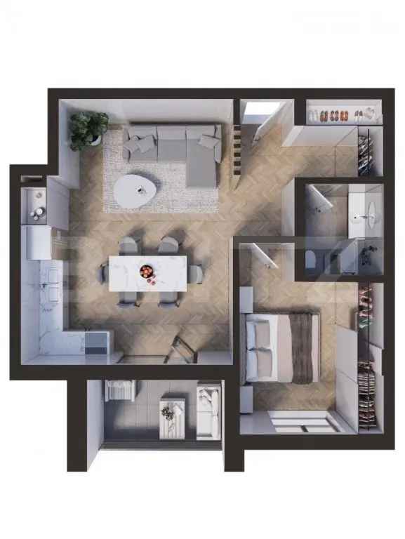 Apartament de vânzare 2 camere Nord Park Residence cu facilități moderne