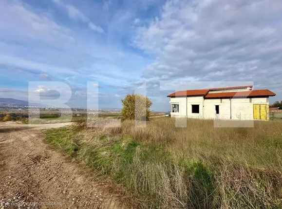 Teren intravilan, 1000 mp, cu utilitati si vedere panoramica, com. Ciugud