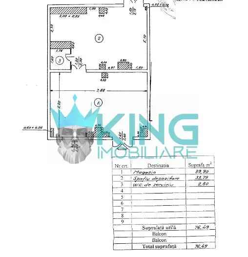 Spatiu comercial | 151mp | Centrala |3 Bai | M+P|2 Intrari| Bd Unirii-Alba Iulia