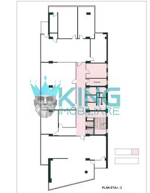 Inchiriere spatiu birouri 518mp central Militari compartimentat