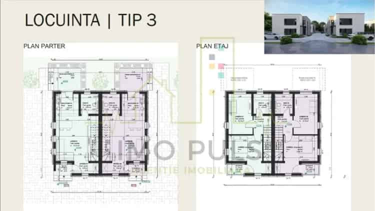 Sanandrei, duplex modern, bucatarie cu posibilitate de inchidere