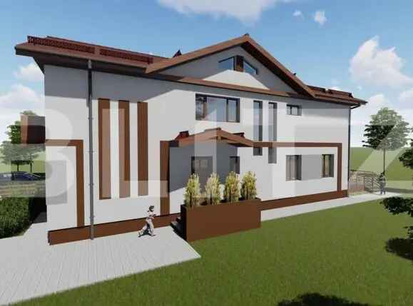 Duplex 4 camere, 140 mp utili, suprafata teren 300 mp, Giroc