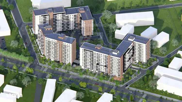 Garsoniera decomandata de vanzare in Bucuresti cu balcon si certificat GREEN HOMES