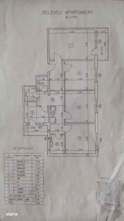 Vanzare apartament 4 camere decomandat in Mircea cel Batran