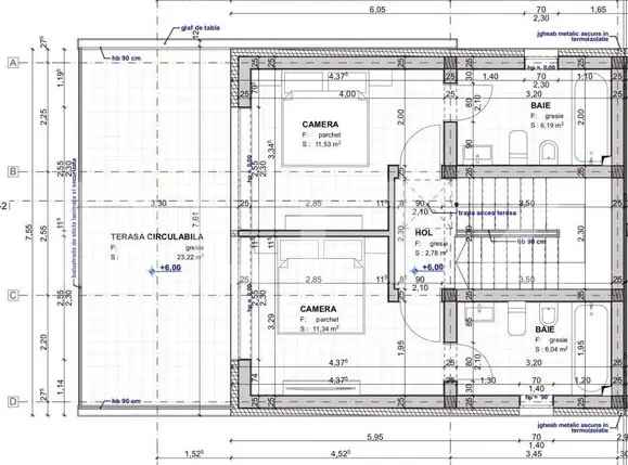 Casa tip duplex, premium, semifinisat, Andrei Muresanu