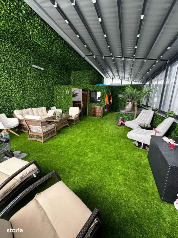 Penthouse de vânzare luxos 340 mp în București cu priveliște panoramică