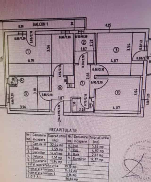 Apartament 3 camere Pacurari Kaufland Iasi