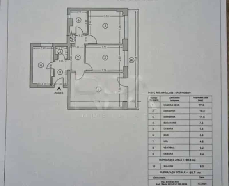Apartament 3 camere Drumul Taberei - 70 mp - Mobilat