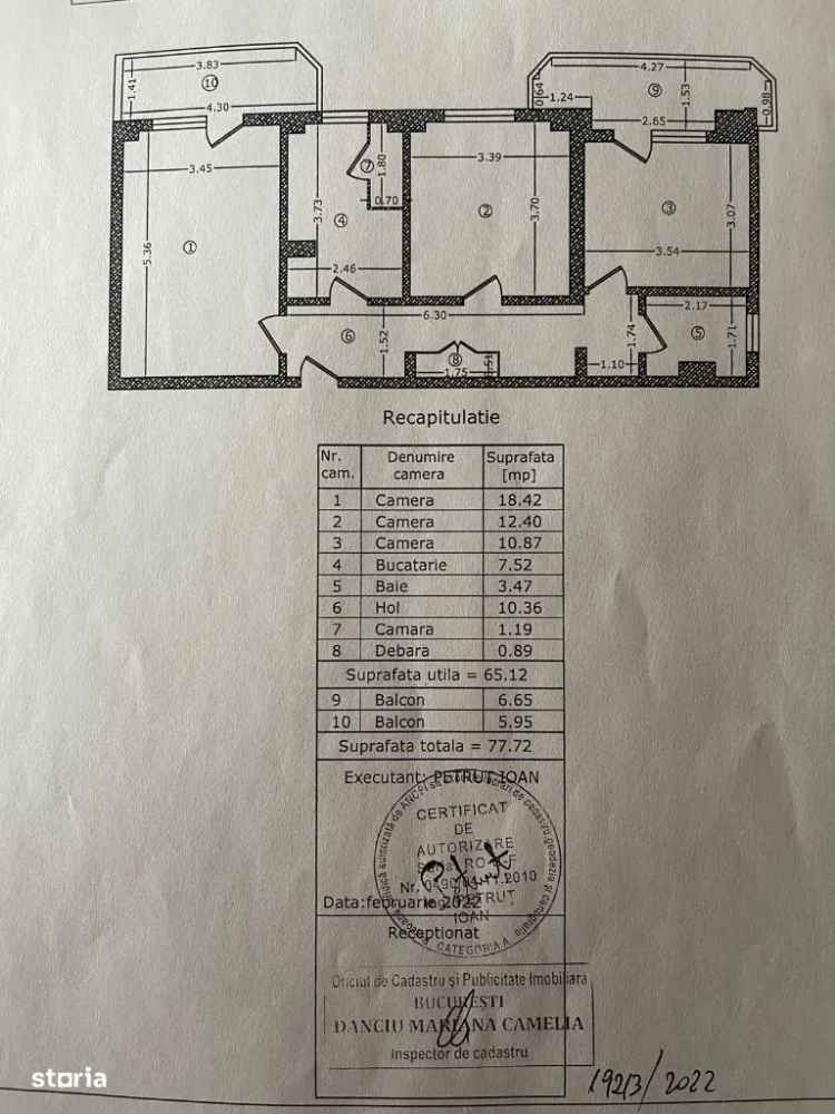 Vânzare apartamente 3 camere Drumul Taberei cu balcoane închise