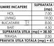 Garsoniera Dotari Premium Incalzire in Pardoseala Ansamblu N