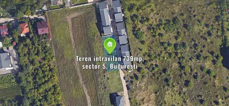 Vanzare terenuri intravilane Bucuresti 739mp zona Ghencea