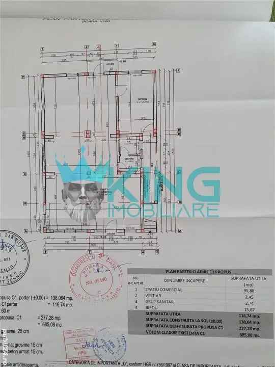 Spatiu Comercial 115 mp | Afi Ploiesti | Birou | Grup Sanitar | Internet