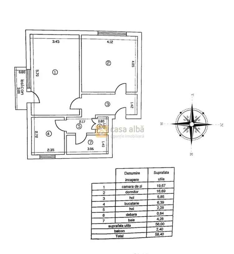 Vanzare apartamente 2 camere mobilat Copou Parc zona cautata