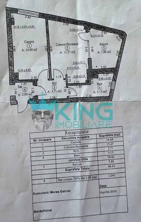 Apartament 2 Camere Eminescu Dacia Centrala Terasa