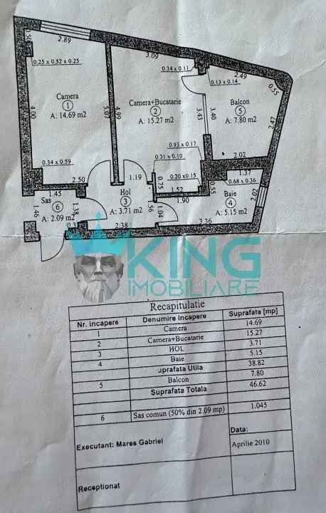 Inchiriere apartament 2 camere complet mobilat in Eminescu Bucuresti