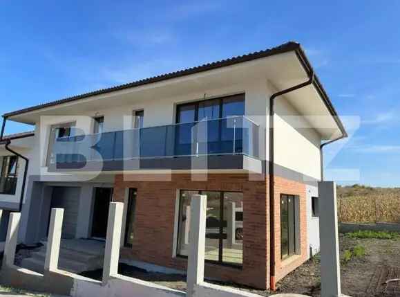 Duplex cu 4 camere , 120 m2 utili , Chinteni