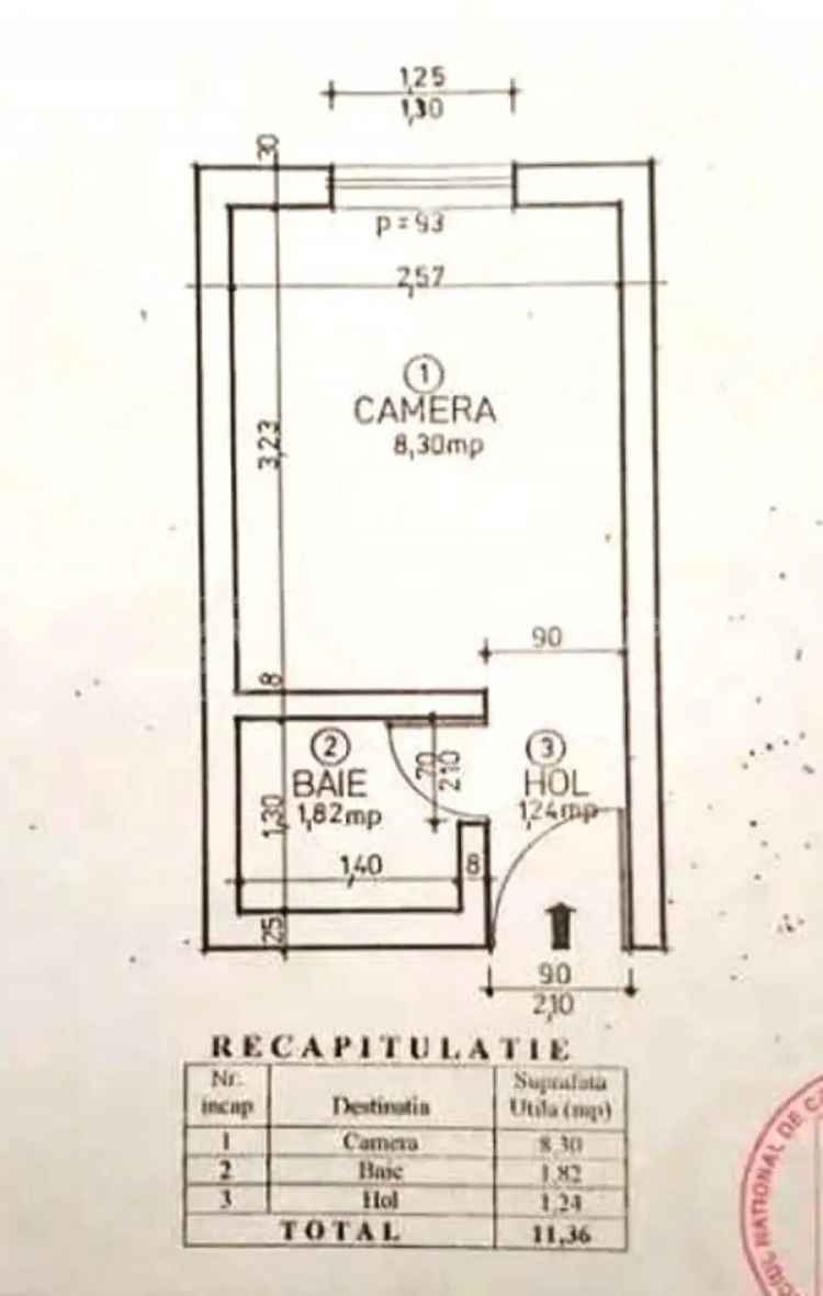 Vanzare garsoniera in Podu de Piatra cu imbunatatiri moderne