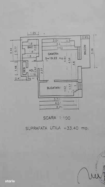 Vanzare apartamente 1 camera Cug cu centrala termica