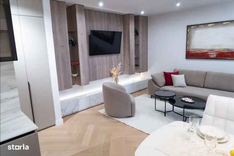 Vânzare apartament 2 camere lux în Voluntari cu vedere la piscină