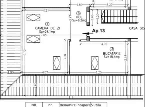 Apartament 2 camere Giroc 71mp Mansarda Decomandat