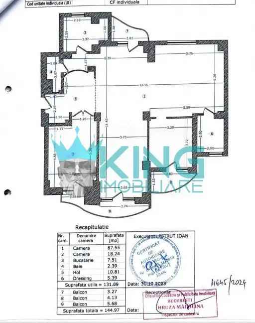 Inchiriere apartamente birouri Alba Iulia 3 camere 131 mp