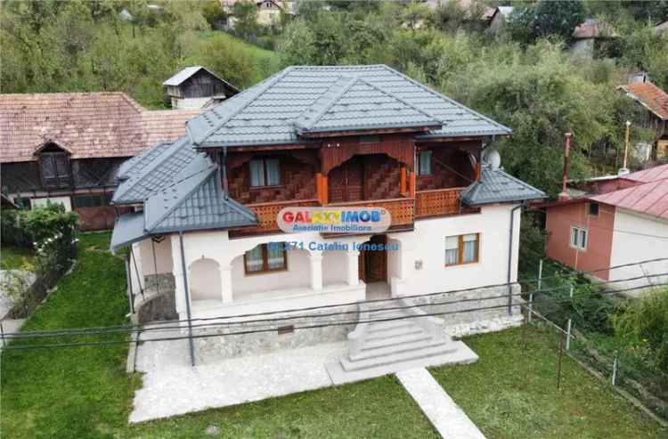 Vanzare casa 5 camere montana in Slon Prahova cu teren si anexe